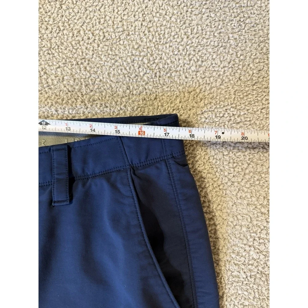 Under Armour The Match Play Shorts Blue Golf Stretch Loose Heat Gear Men 36